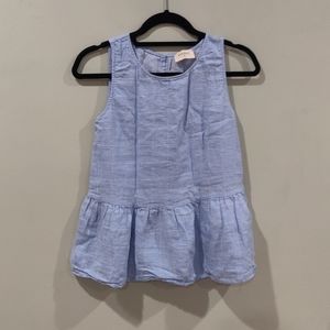 Everly Blue Baby Doll Tank